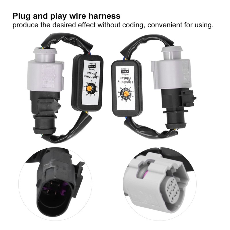 Car Dynamic Turn Module LED Taillights Dynamic Turn Adapter Wiring