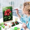ATDMS Paint by Numbers kit for Adults with Frame Flowers