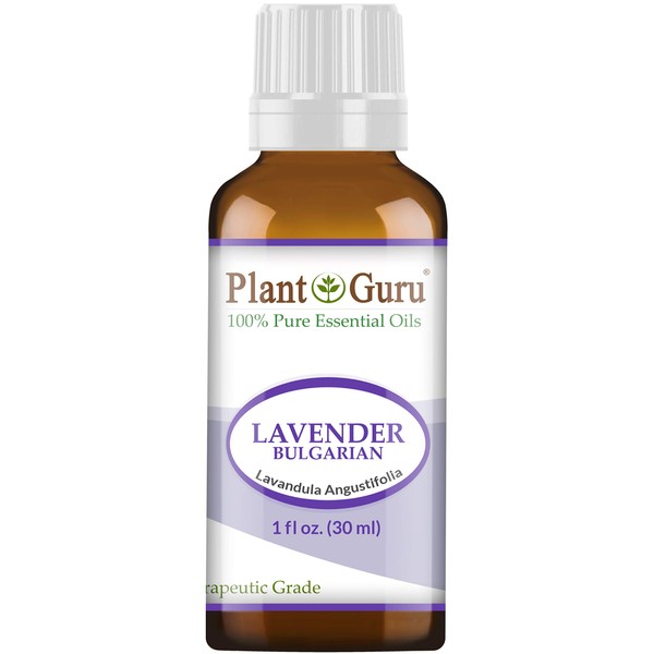 Lavender Essential Oil 30 ml / 1 oz (Bulgarian) 100% Pure Natural Undiluted Therapeutic Grade for Skin, Body and Hair Growth, Aromatherapy Diffuser, Great for Relaxation and Calming.