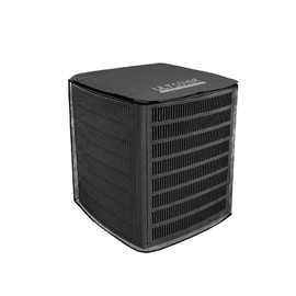 ULTCOVER 2 in 1 Full Mesh with Waterproof Fabric Top Air Conditioner Defender Cover 36W x 36D x 40H inch for Square Outside AC Units All Seasons Use, Black