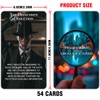 ZZBUY True Crime Oracle Cards, Conspiracy Theory Oracle Deck with