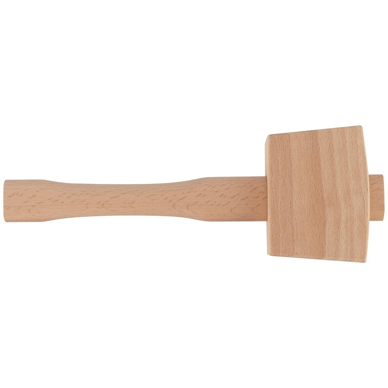 YUENPUN 2 PCS Wooden Mallet Carpentry, Beechwood Mallet, Woodworking Mallet