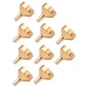 10 pcs Gold Mini Metal Funnels Set, Mini Filling Funnel