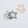 Star Shaped Stainless Steel Keychain Clip Carabiner Snap Hook Holder