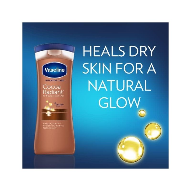 Vaseline Intensive Care Lotion Cocoa Radiant 10 Ounce (295ml) (2