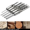 JIUWU Woodworker Square Hole Drill Bits, Mortising Chisel Set, 5pcs