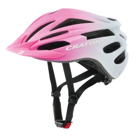 Cratoni Unisex - Adult Pacer Jr Helmet, Pink/White Matt, M