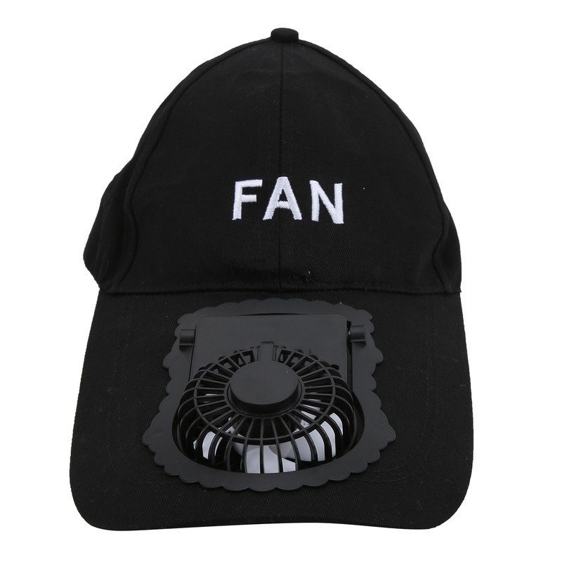 Portable USB Rechargeable Fan Hat Adjustable Adult Unisex Sun UV
