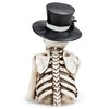 Light Up Top Hat Skeleton Figure Standard