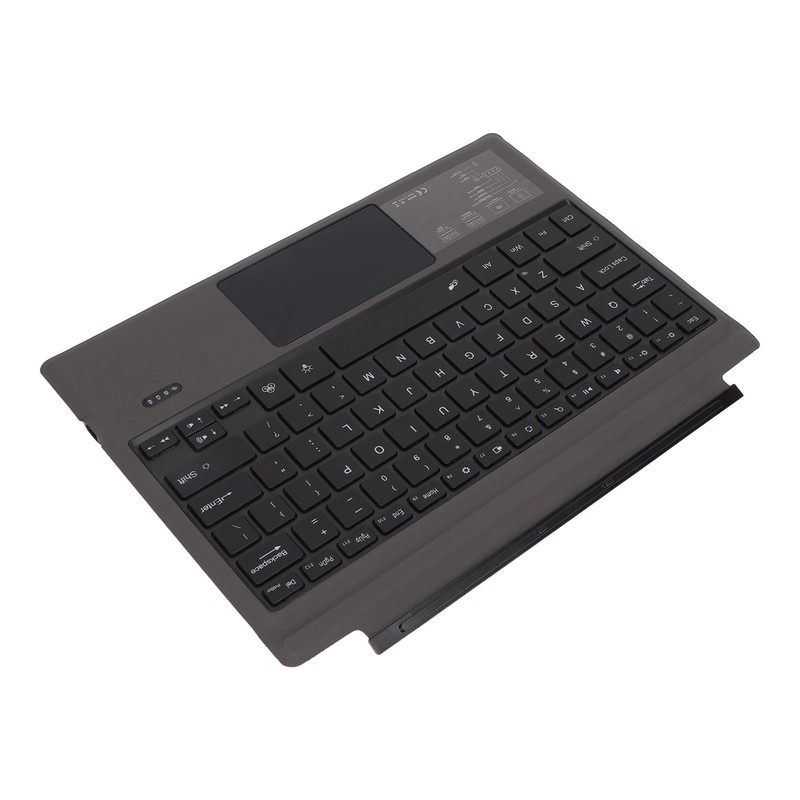 Bluetooth Wireless Keyboard with Touchpad Colorful Backlight Ultrathin Tablet Bluetooth