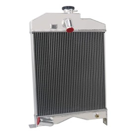 ECMRAD Tractor Aluminum Radiator Replacement for Massey Harris & Ferguson 50 65 w/Gas or LP Engine, 182456M91, 184525M91