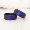 Knot Theory Cosmic Purple Silicone Ring for Men - Sophisticated