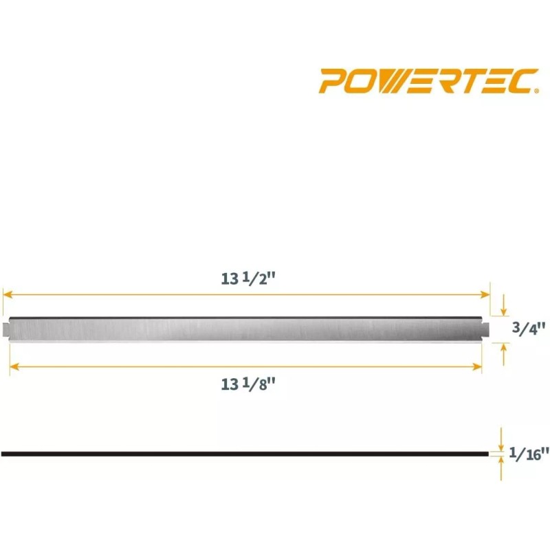 POWERTEC 13" Planer Blades for Ridgid TP1300 AC8630 - Replacement