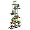 Metal Plant Stand, 6 Tier 12 Potted, Upgrade Multiple Plant