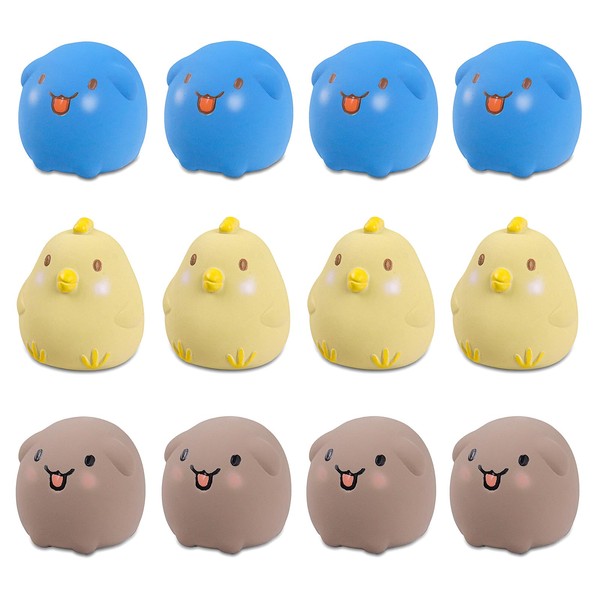 SCHITEC Dog Toys Squeaky, Interactive Animal Puppy Toy Pack, Cute