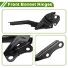 HOPESPANNER No.534100E060/534200E060 Hood Hinges for Toyota Highlander 2008-2013 Black Front
