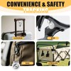 AirTag Holder with 3-Digit Combination Lock, Zinc Alloy Anti-Theft Protective