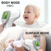 VABOO Forehead Thermometer, No Touch Digital Thermometer 3-Colour LCD Backlight