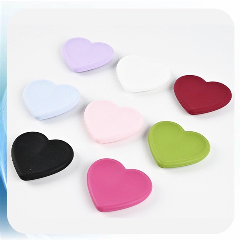 Leeneen 2pcs Cell Phone Airbag Bracket Heart Shape Phone Grip