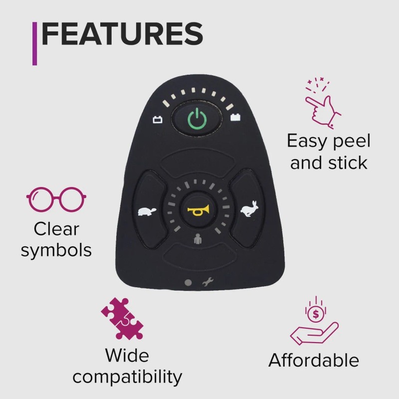 MSP Keypad for 4-Key Dynamic Shark DK-REMD01 and DK-REMD02 (MK5