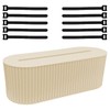 Cable Box, Beige Cable Management Box, Cable Organiser Box, Cable