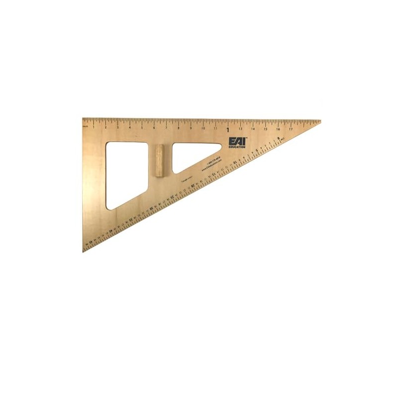 EAI Education Wooden Chalkboard Accessories: 30®/60®/90® Triangle
