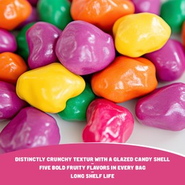 RAINBOW Chew Candy 16 oz – Bulk Bag, Assorted Flavors (Strawberry, Grape, Orange, Lemonade, Watermelon), Sweet, Tangy, Crunchy