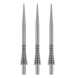RED DRAGON Raptor GT Silver Effect Gripped Long Dart Points - 1 Set Per Pack