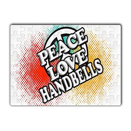 Makoroni -Peace Love Handbells - Jigsaw Puzzle 80 pcs, DesX92