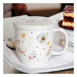 [Websell] Hangeul Bowl Mieum Lid Mug / Pretty Mug / Office Cup / Insulated Tumbler / [웹셀] 한글그릇 미음 뚜껑 머그컵 / 예쁜머그 / 사무실컵 / 보온 텀블러