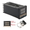 Iriisy PID Intelligent Temperature Controller Rex-C100 Digital Temperature Controller 110V-240V