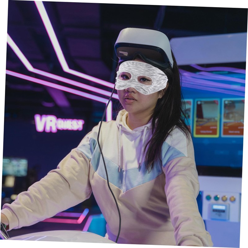 WOONEKY Vr Eye Mask Cover Washable Elastic Padding for Vr
