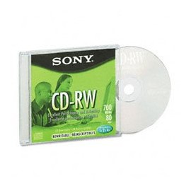 Sony CDRW 74 Recordable ReWriteable CD 3CDRW650L