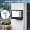 Locking Mailbox Wall Mounted Vertical– Jssmst mailboxes with Key Lock