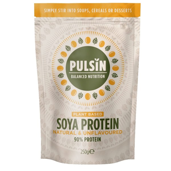 Pulsin' Soya Protein Isolate Powder, 250 g