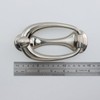 Savagrow Door Knocker,4.25" Hole Center,Silver European,1Pcs
