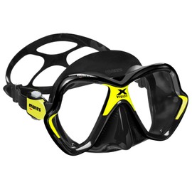 Mares X-Vision Diving Mask (Black/Yellow, BX)