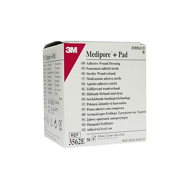 MEDIPORE Plus Pad 3562E ster Pack of 50