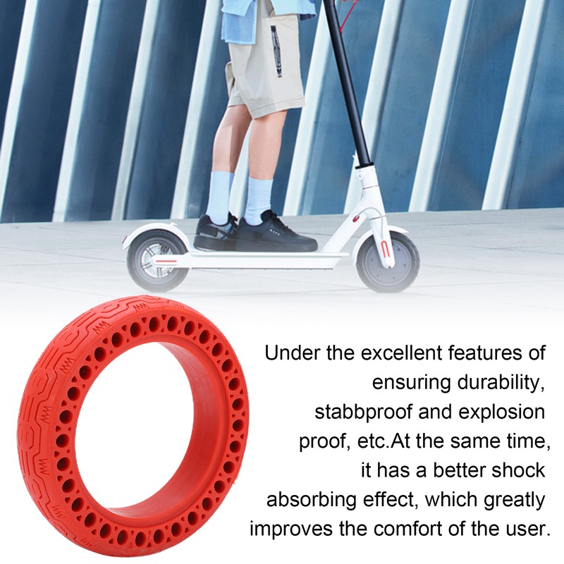 8.5x2.0 Electric Scooter Hollow Solid Tires Anti Puncture Non Slip