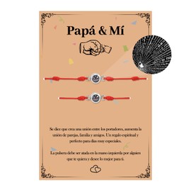 SUNSH Bracelet 7 Knots Red – Woman & Man Bracelet – I Love You in 100 Languages Adjustable Braided Bracelet Family/Mother & Me/Dad & Me Bracelet Mother's Day/Father's Day Christmas/Birthday Gifts,