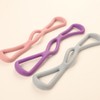 Home yoga stretching band, figure-eight tubing band for muscle lengthening / 집에서하는 요가 스트레칭 밴드 근육 늘리는 8자 튜빙밴드