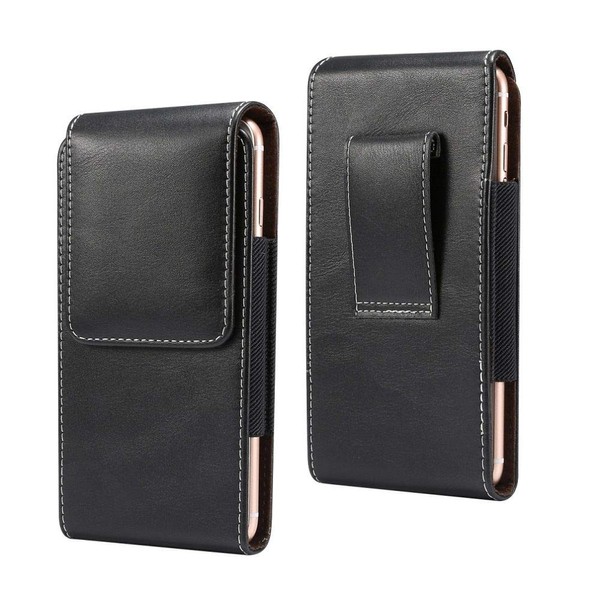 DFV mobile - Vertical Leather Holster with Belt Loop for