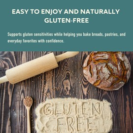 Fairhaven Mill Organic Buckwheat Flour - Whole Grain, Naturally Gluten-Free and USDA Organic Certified - Perfect for Pancakes, Muffins, Baking and Cooking - USA Grown and Milled - 5 lbs Bag