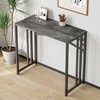EMODA 40 inch Folding Desk No Assembly Required Home Office