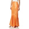 Forplay Women's 1Pc. Mermaid Skirt, Neon Orange, L/XL