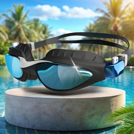 KIDVERSE Children's Swimming Goggles – Comfortable Swimming Goggles for Boys & Girls from 3 Years – Tested Children's Swimming Goggles with UV Protection & Anti-Fog Protection – Waterproof Children's