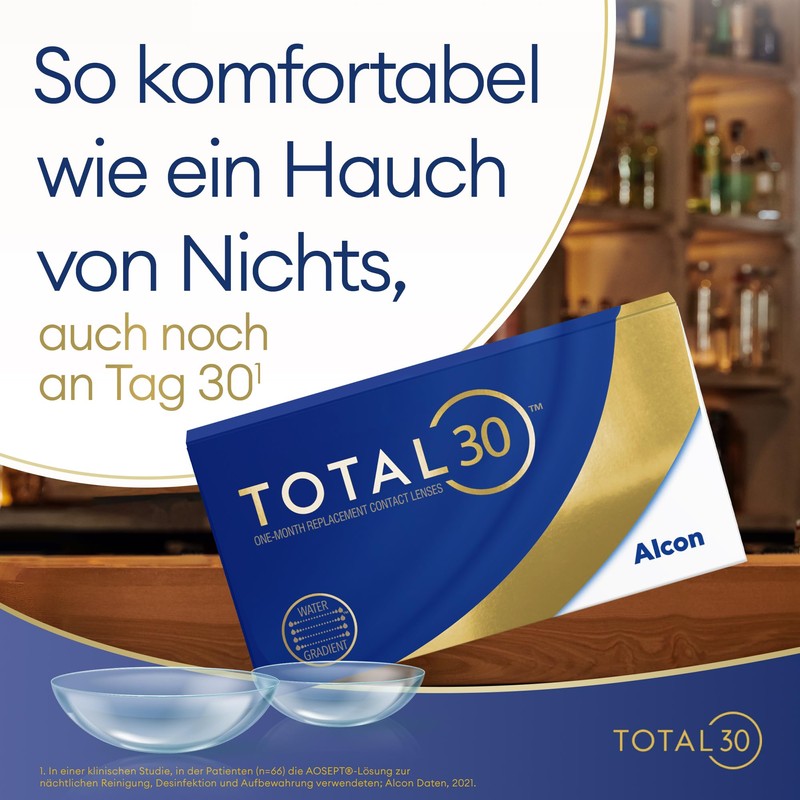 TOTAL30 Monthly Lenses Soft | Pack of 3 | BC