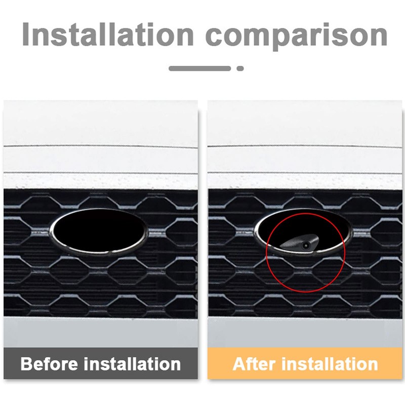 Aramox Car Front Camera, High Resolution Parking Aid Camera, IP68