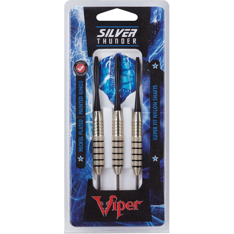 Viper Silver Thunder Steel Tip Darts, 25 Grams