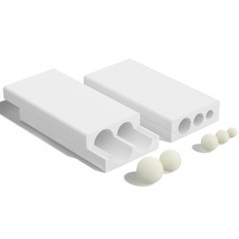 Round Shape Polymer Clay Bead Roller -Round Bead Crafting Tool - Bead Roller Maker Tool with Diameters of 6mm, 8mm, 10mm, 12mm, and 14mm -2Pcs